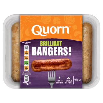 Quorn Brilliant Bangers! 270g