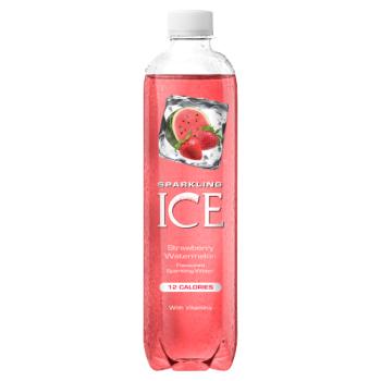 Sparkling Ice Strawberry Watermelon Flavoured Sparkling Water 500ml