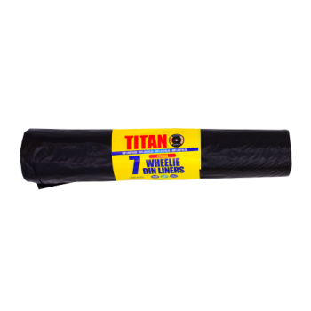 Titan Strong Wheelie Bin Liners 240L 7s 