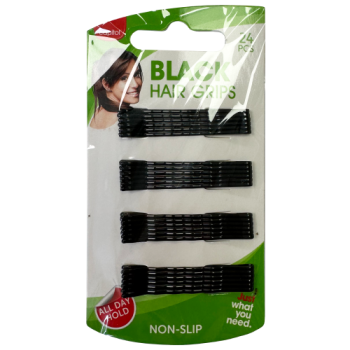 Capitol Black Hair Grips 24pk 