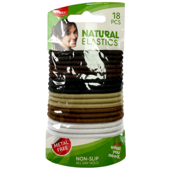 Capitol Natural Hair Elastics 18pk 
