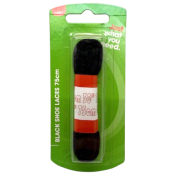 Capitol Black Shoe Laces 75cm 