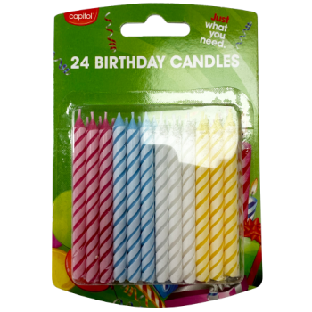 Capitol 24 Birthday Candles 