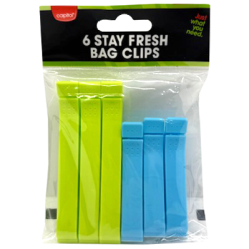 Capitol 6 Stay Fresh Bag Clips 