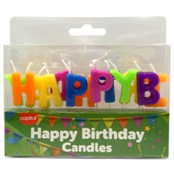 Capitol Happy Birthday Candles 