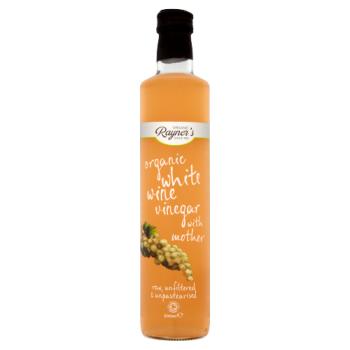 Rayner's Organic White Wine Vinegar with Mother 500ml