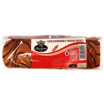 The Duchess Strawberry Swiss Roll 300g
