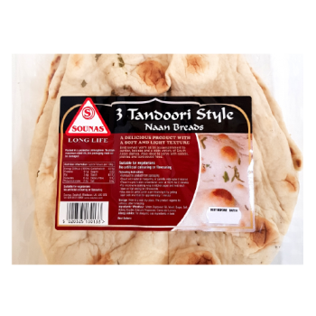 Sounas Tandoori Style Naan Breads  3s 