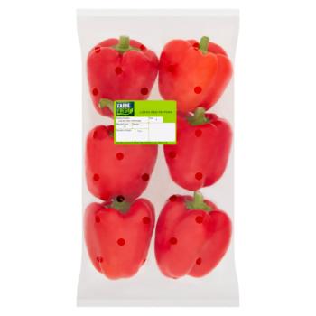 Farm Fresh 6 Large Red Peppers