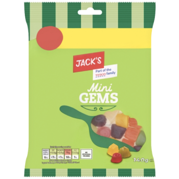 Jack's Mini Gems 140g 