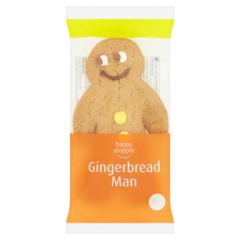 Happy Shopper Gingerbread Man