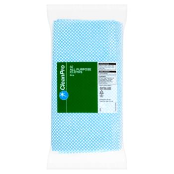 CleanPro 50 All Purpose Cloths Blue 60cm x 30cm