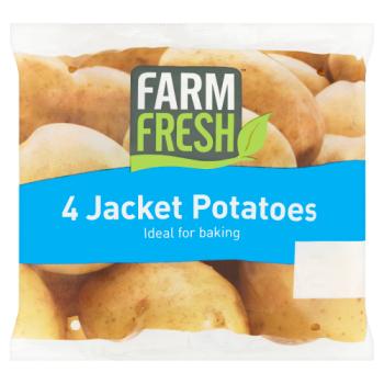 Farm Fresh 4 Jacket Potatoes