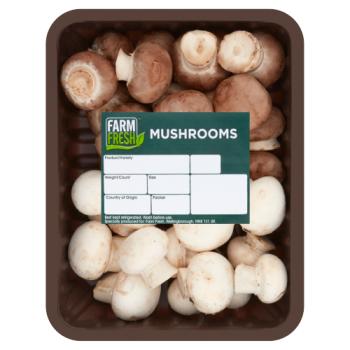 Farm Fresh Twin Button Mushrooms 200g