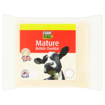 Farm Fresh Mature British Cheddar 200g