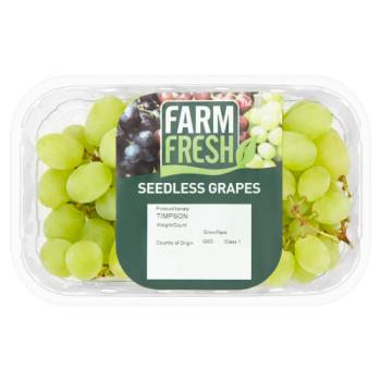 Farm Fresh Seedless Grapes Timpson 500g
