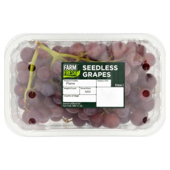 Farm Fresh Red Seedless Grapes
