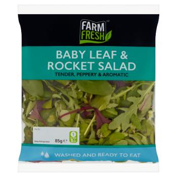 Farm Fresh Baby Leaf & Rocket Salad 85g