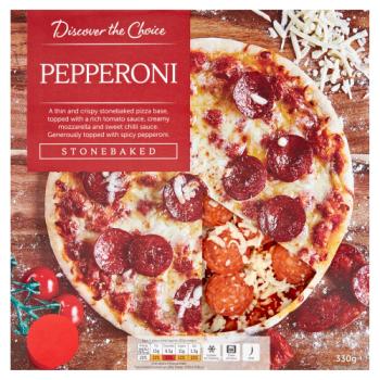 Discover the Choice Pepperoni Pizza 330g