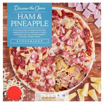 Discover the Choice Ham & Pineapple Pizza 350g