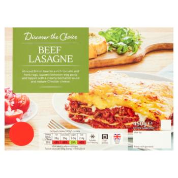 Discover the Choice Beef Lasagne 450g