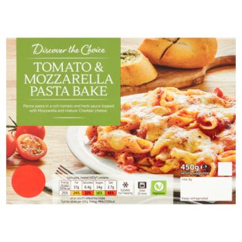 Discover the Choice Tomato & Mozzarella Pasta Bake 450g