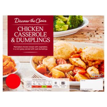 Discover the Choice Chicken Casserole & Dumplings 450g