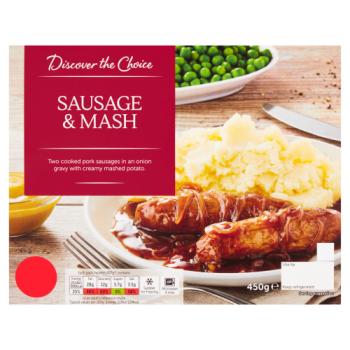 Discover the Choice Sausage & Mash 450g