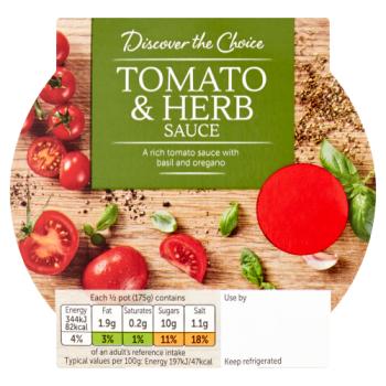 Discover the Choice Tomato & Herb Sauce 350g