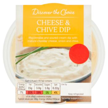 Discover the Choice Cheese & Chive Dip 170g