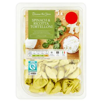 Discover the Choice Italian Spinach & Ricotta Tortelloni 250g