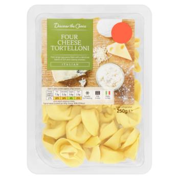 Discover The Choice Four Cheese Tortelloni 250g