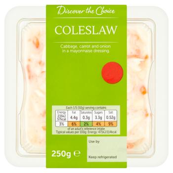 Discover the Choice Coleslaw 250g