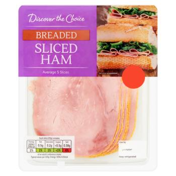 Discover the Choice Breaded Sliced Ham 100g