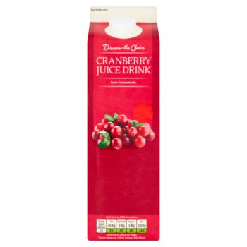 Discover the Choice Cranberry Juice Drink from Concentrate 1 Litre