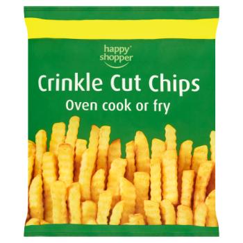 Happy Shopper Crinkle Cut Chips 750g