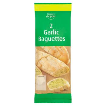 Happy Shopper 2 Garlic Baguettes 338g