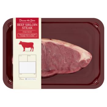 Discover the Choice Beef Sirloin Steak 195g