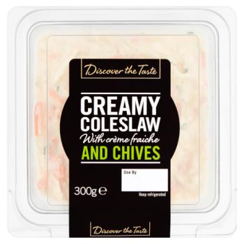 Discover the Taste Creamy Coleslaw with Crème Fraiche and Chives 300g