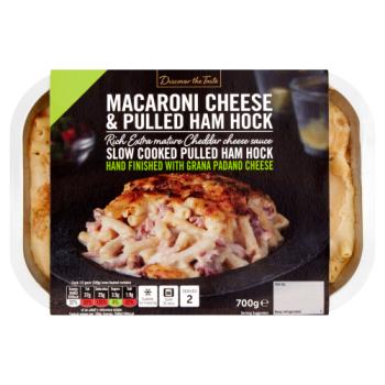 Discover the Taste Macaroni Cheese & Pulled Ham Hock 700g