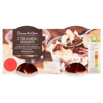 Discover the Choice Tiramisu Desserts 2 x 85g (170g)