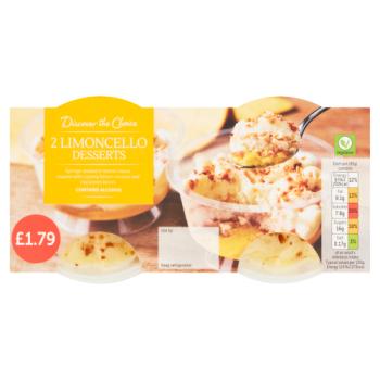Discover the Choice Limoncello Desserts 2 x 85g (170g)