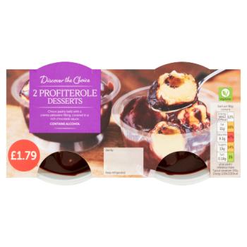 Discover the Choice Profiterole Desserts 2 x 80g (160g)