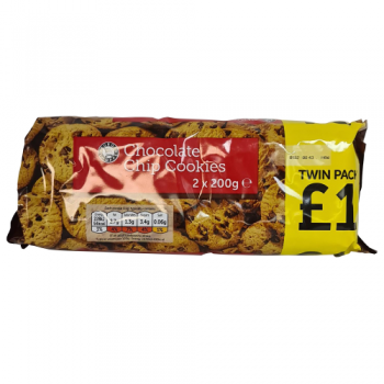 Euro Shopper Chocolate Chip Cookies 2x200g