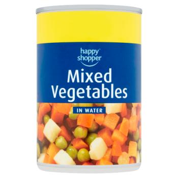 Happy Shopper Mixed Vegetables in Water 300g