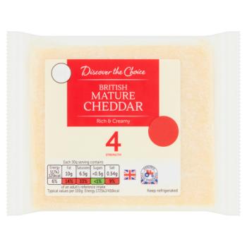 Discover the Choice British Mature Cheddar 200g