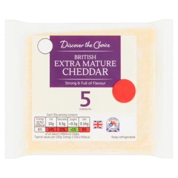Discover the Choice British Extra Mature Cheddar 200g
