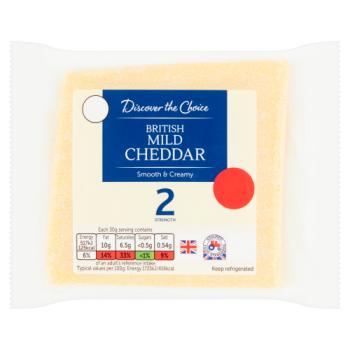 Discover the Choice British Mild Cheddar 200g