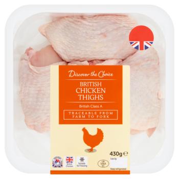 Discover the Choice British Chicken Thighs 430g