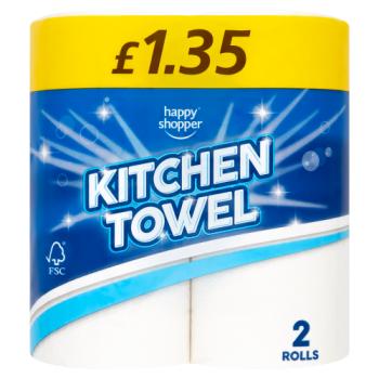 Happy Shopper Kitchen Towel 2 Rolls